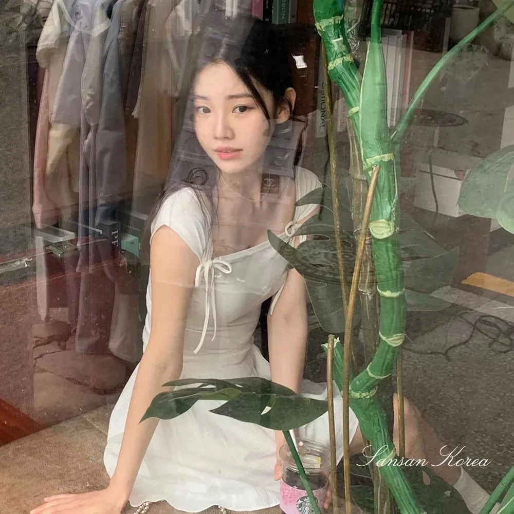 正韓芭蕾舞裙蝴蝶結上衣