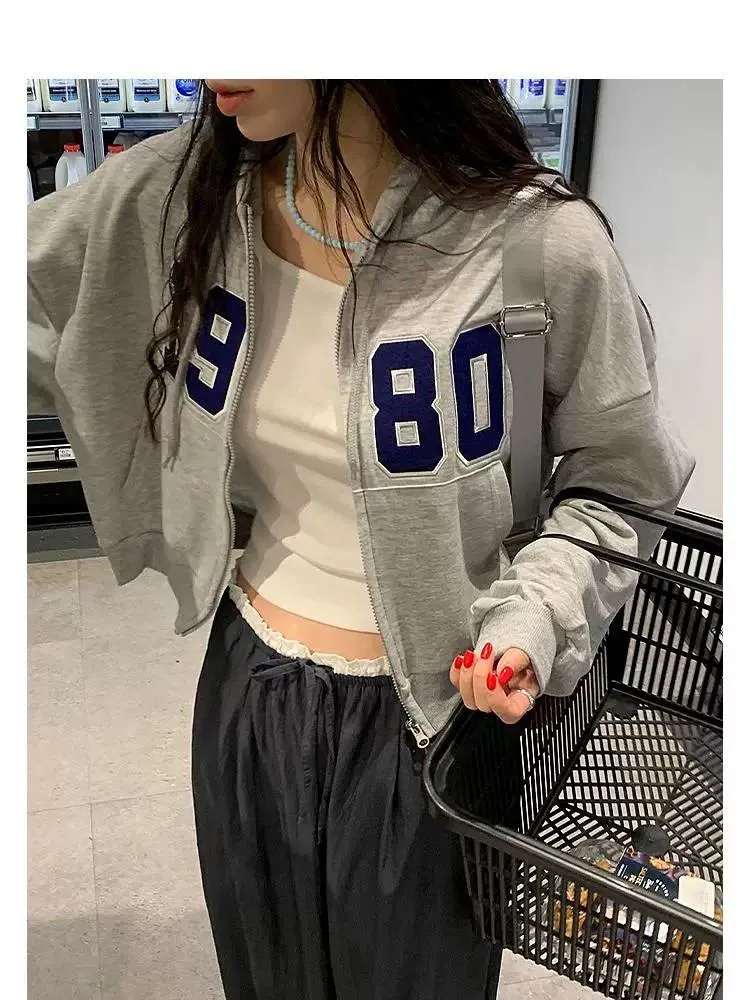 正韓1980連帽寬鬆版外套