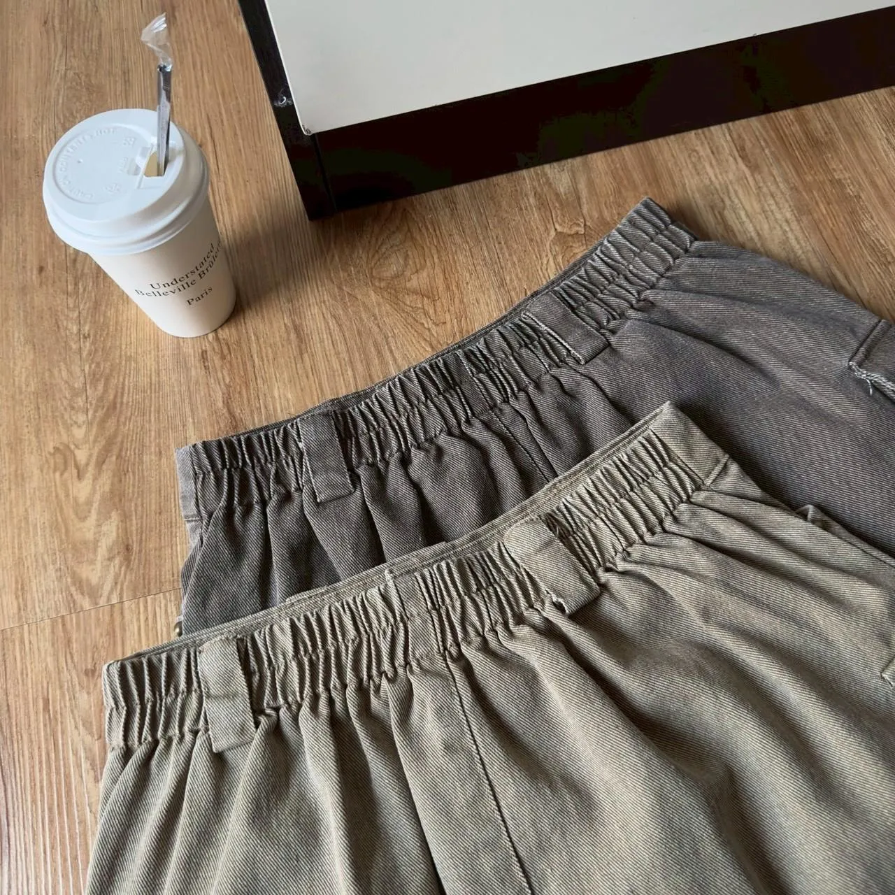 牛仔立體雙口袋短裙