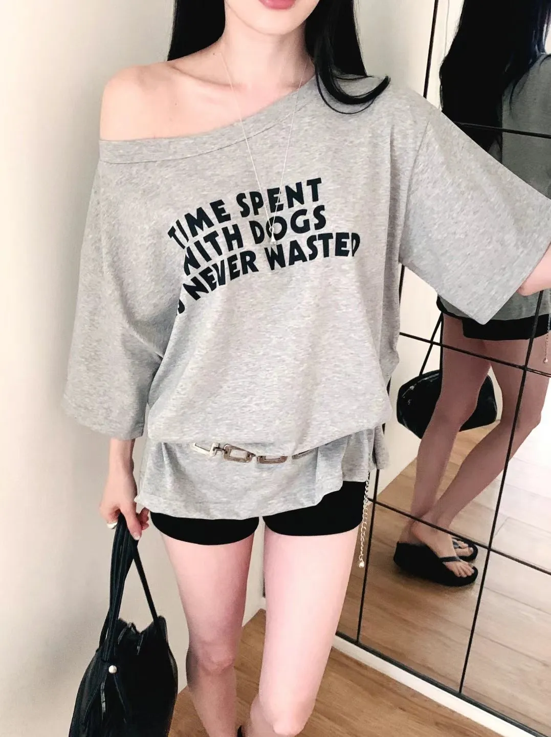 正韓 大版男友字母大踢