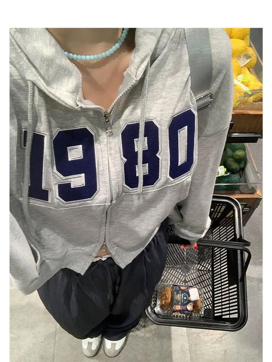 正韓1980連帽寬鬆版外套