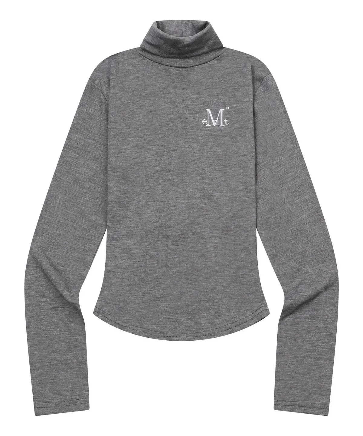 【預購】 MUCENT DELORA TURTLE NECK T 立領 刺繡內搭 打底上衣