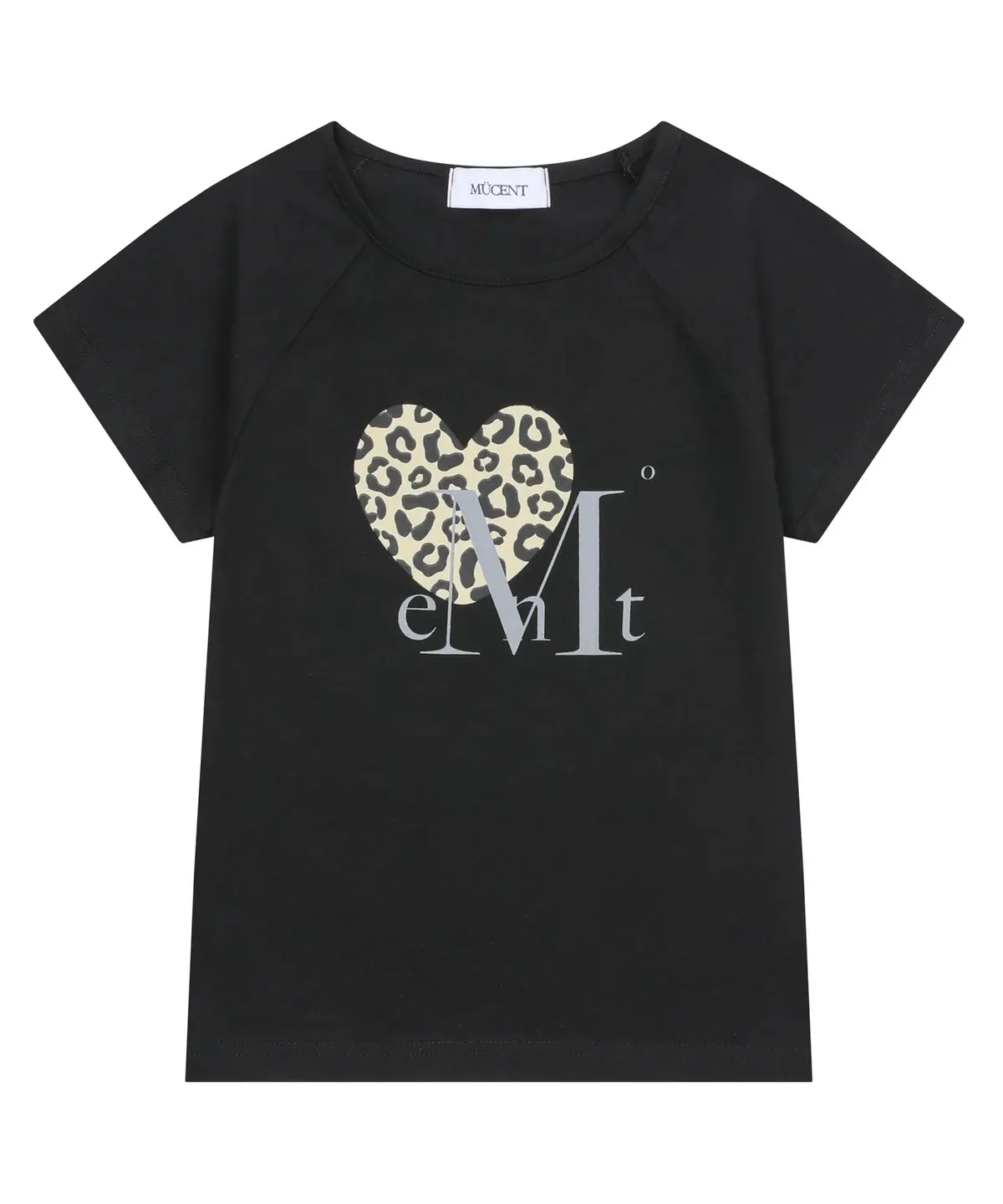 【預購】 MUCENT SIERRA LEOPARD HEART HALF T UNISEX 豹紋愛心 男女同款 情侶 上衣