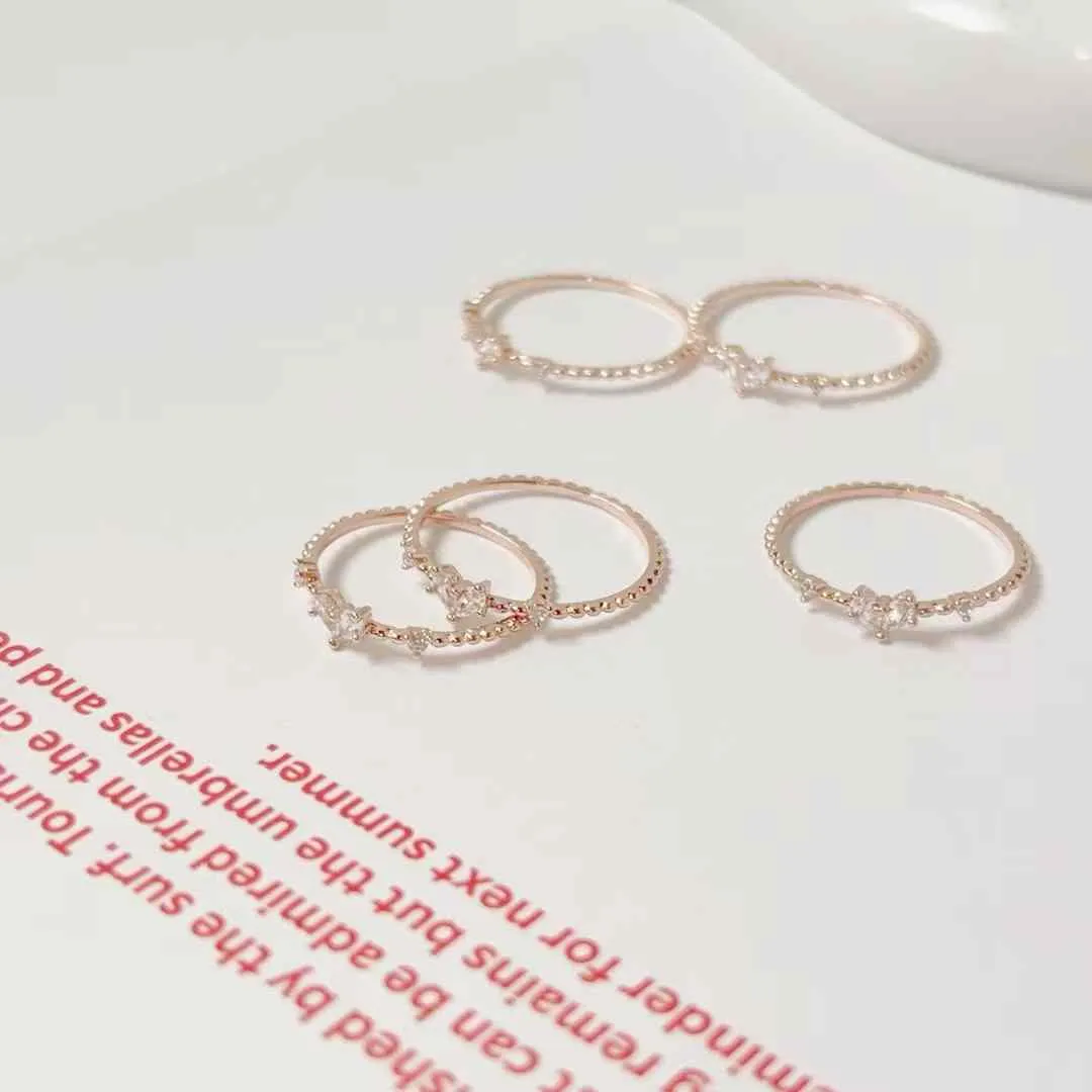 直播爆款-愛心閃鑽細戒（合金）