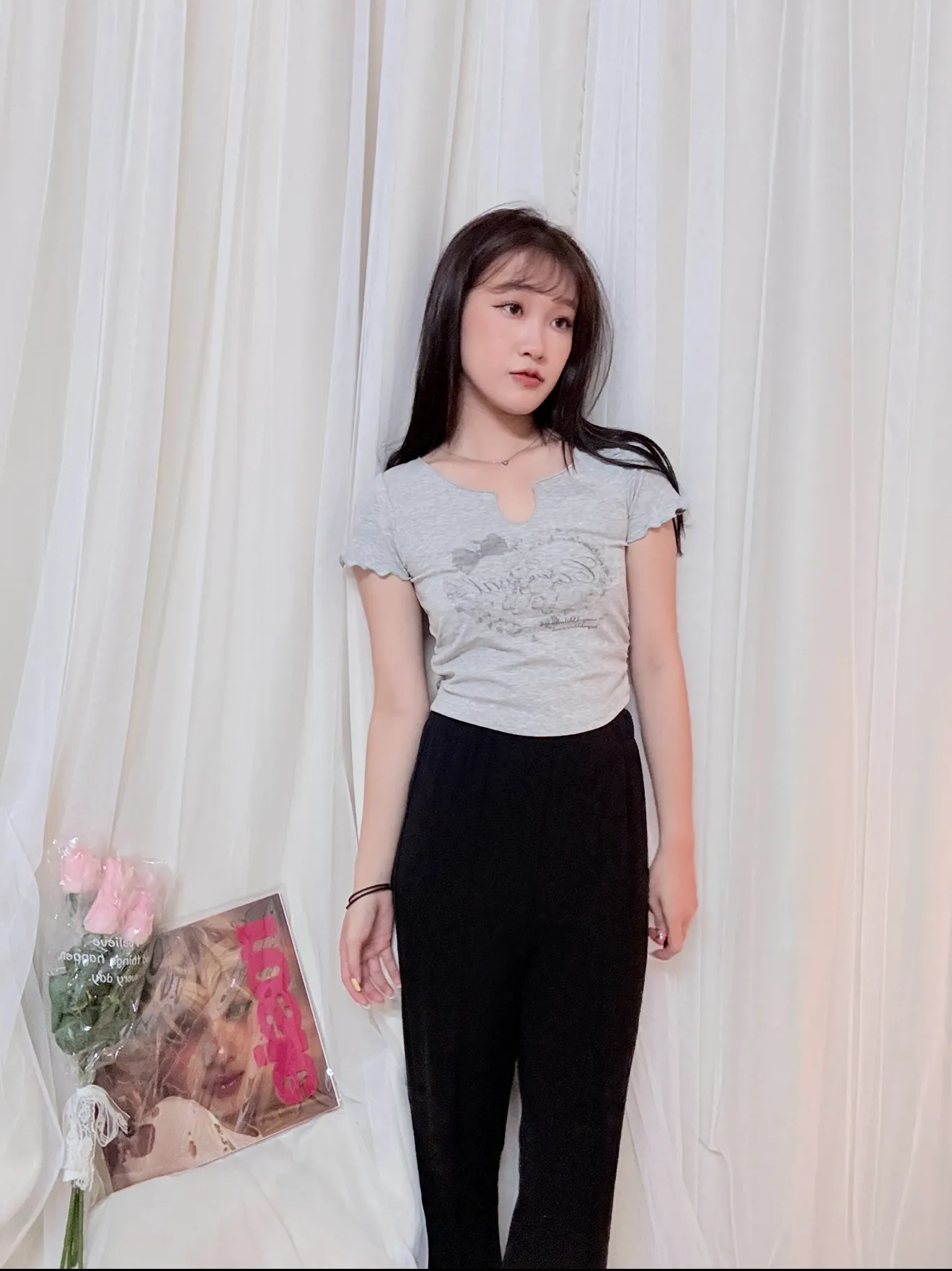 Y2K風-愛心小羊甜辣風上衣