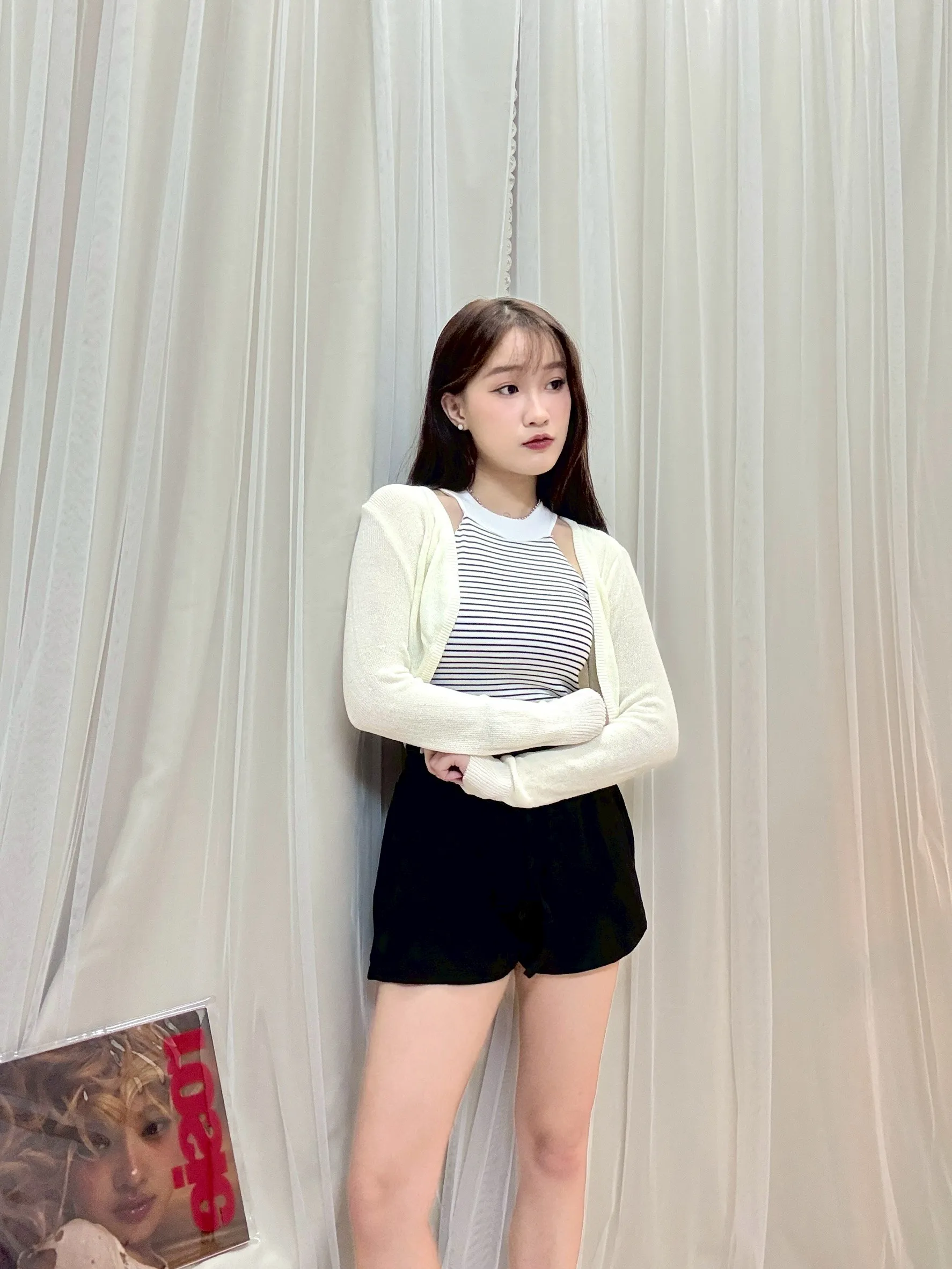 夏日必備-冰絲針織防曬罩衫