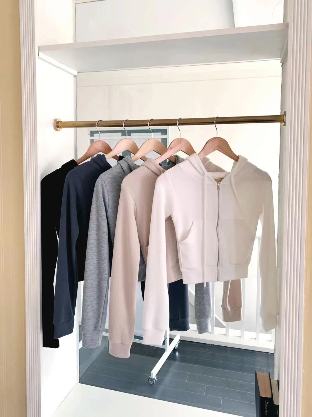 正韓 Y2K連帽修身彈力外套