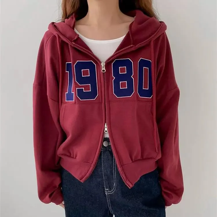 正韓1980連帽寬鬆版外套