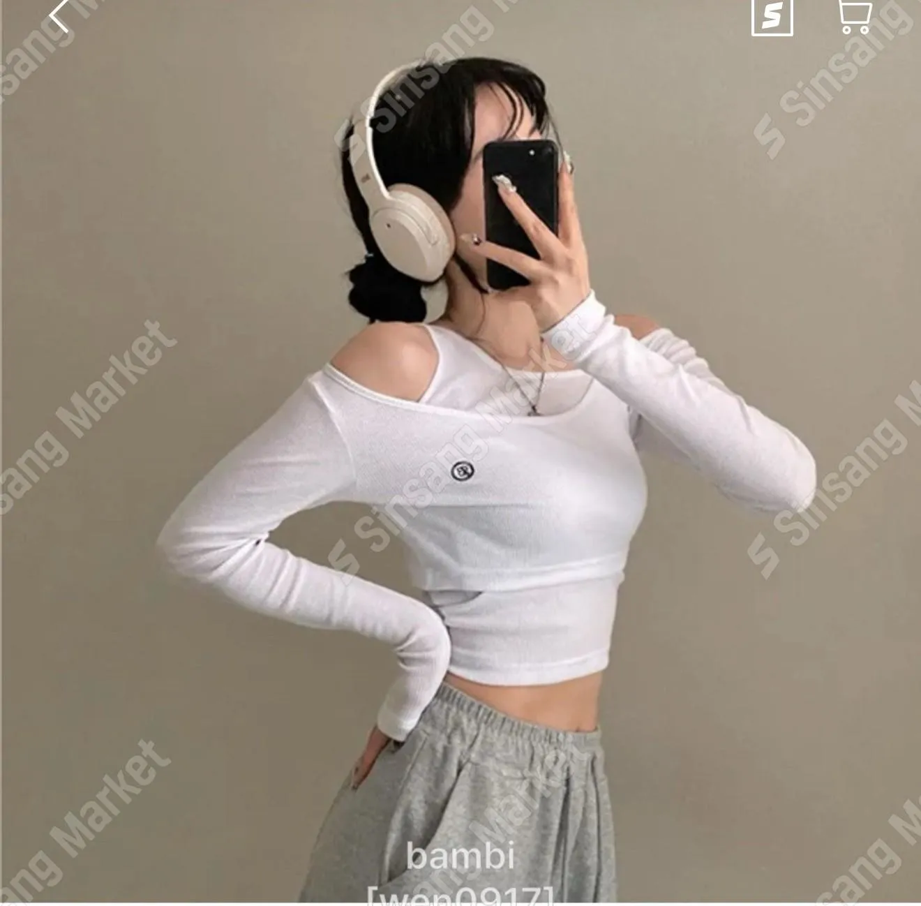 正韓兩件式不規則疊搭套裝