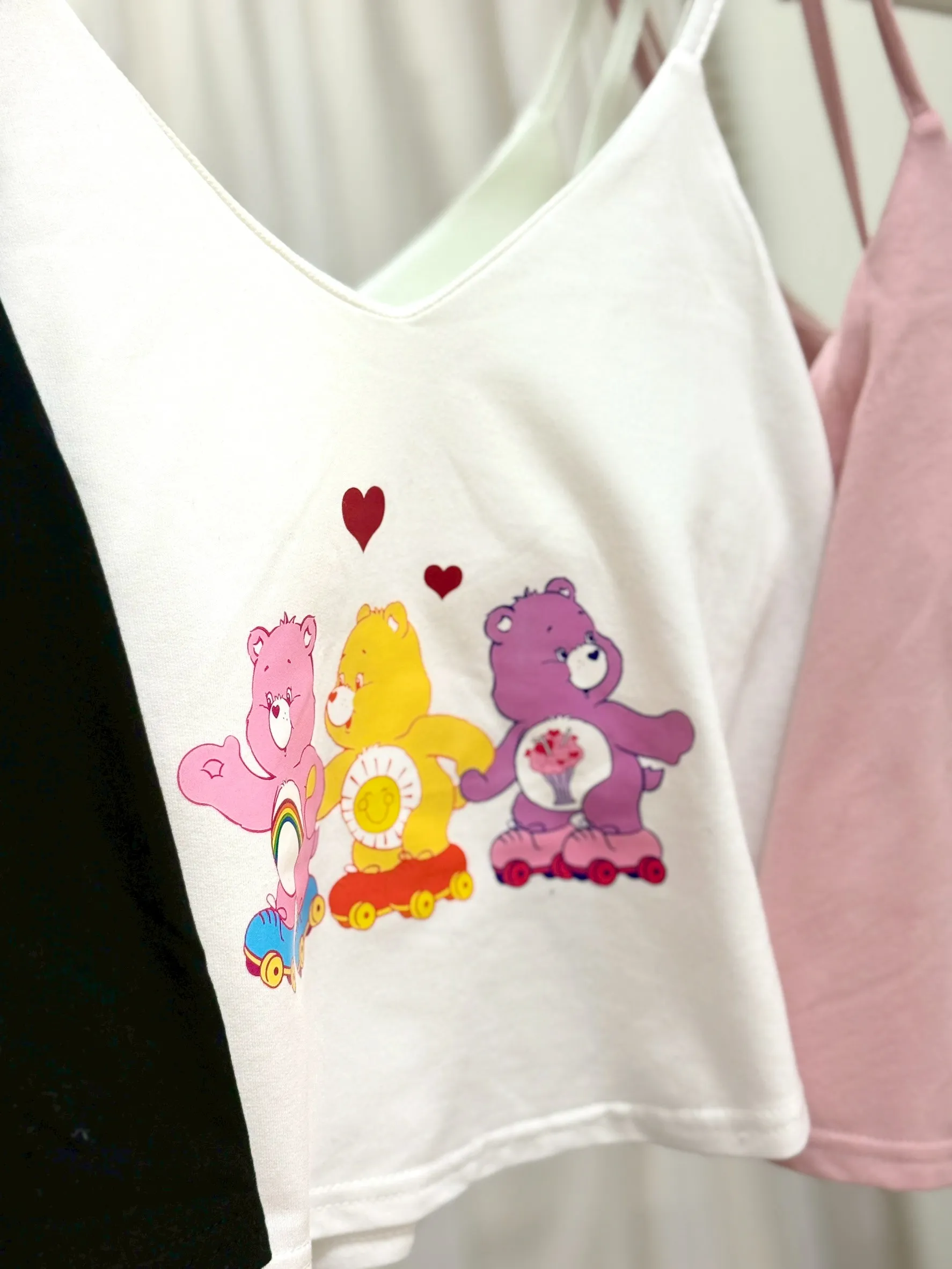 海邊必穿-彩虹小熊細肩傘洋上衣