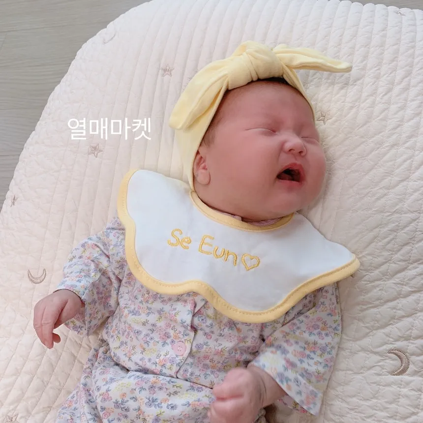 韓國客製化-正韓嬰兒口水巾 