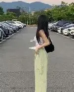 正韓造型側邊抽繩背心