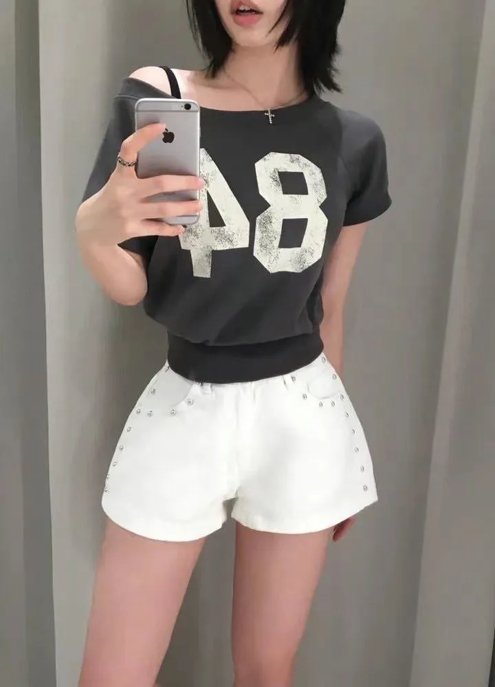 正韓可拉一字領美式上衣