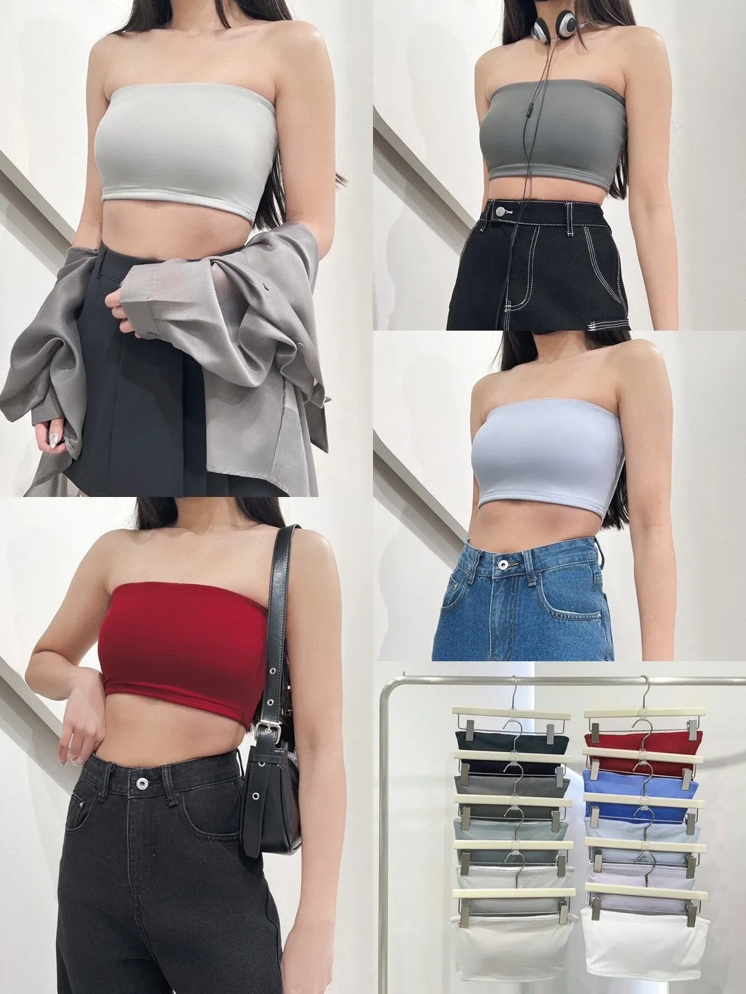 冰絲厚磅彈力膠條防滑平口