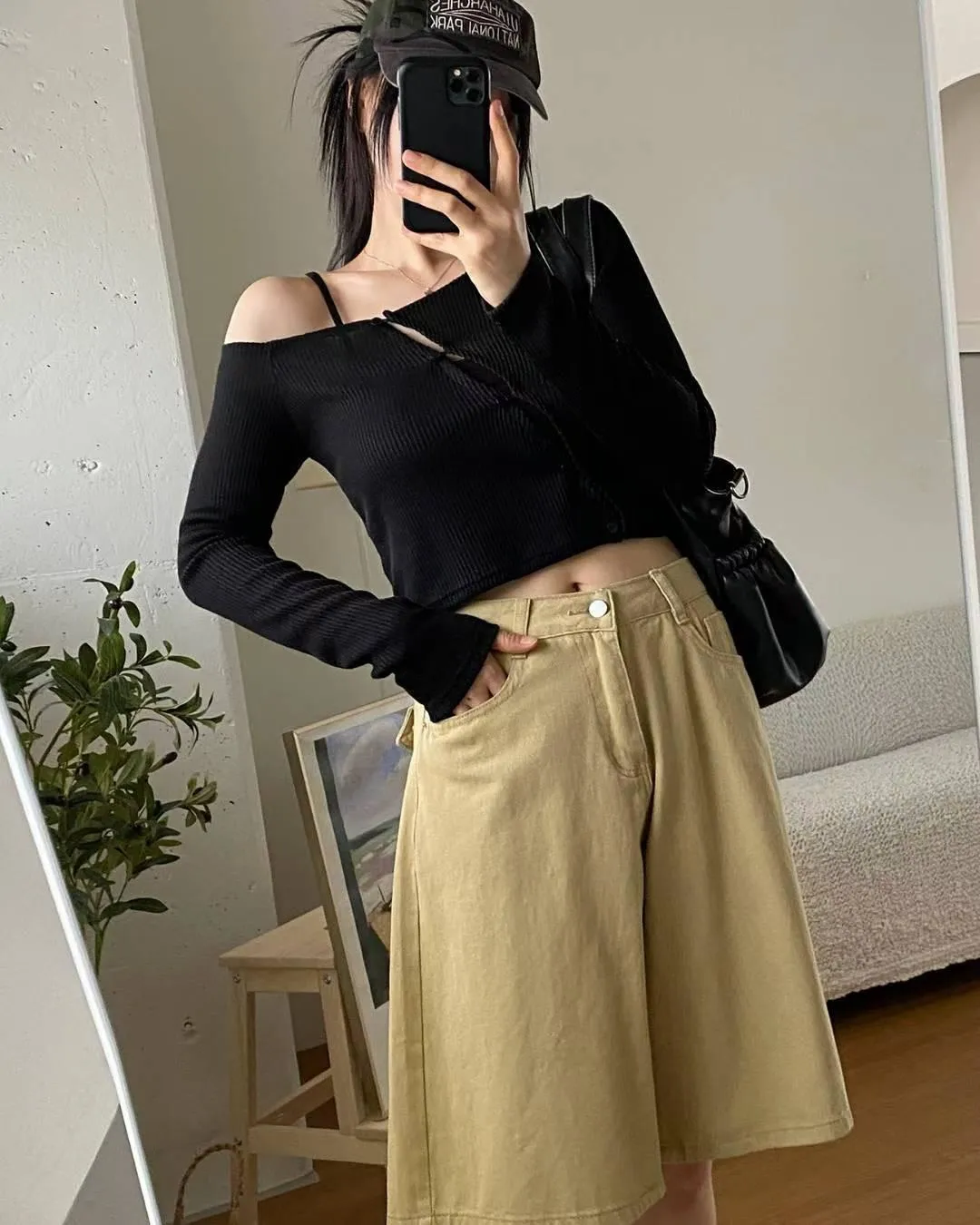 正韓雪莉不規則開衫