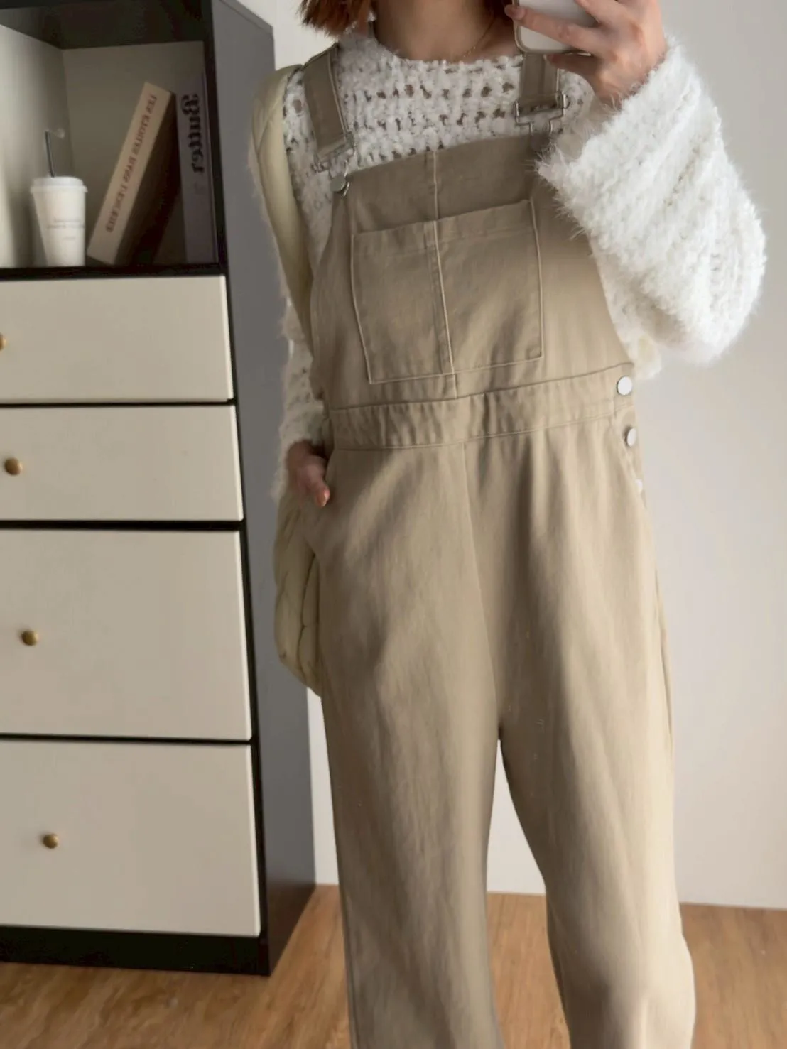 奶糯糯小格洞短板毛衣