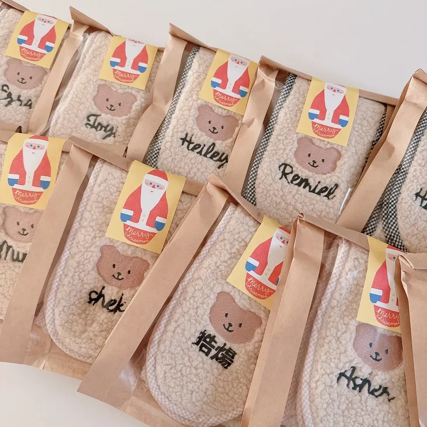 韓國客製化-正韓兒童保暖圍巾整條親膚不會發癢