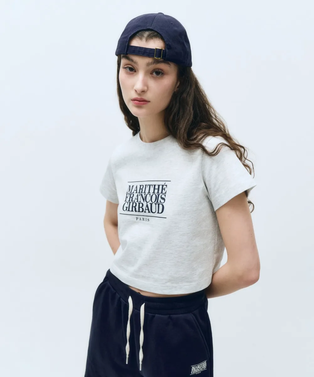MFG W CLASSIC LOGO CROP TEE