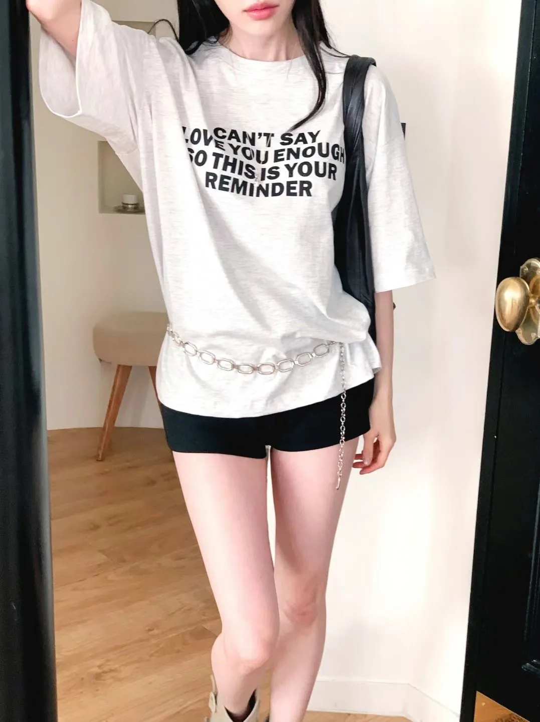 正韓 大版男友字母大踢