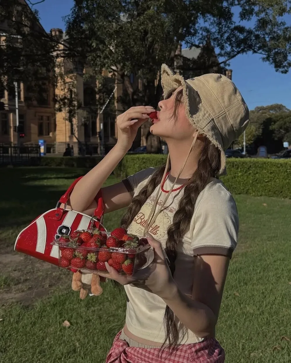 愛心印花短袖踢恤