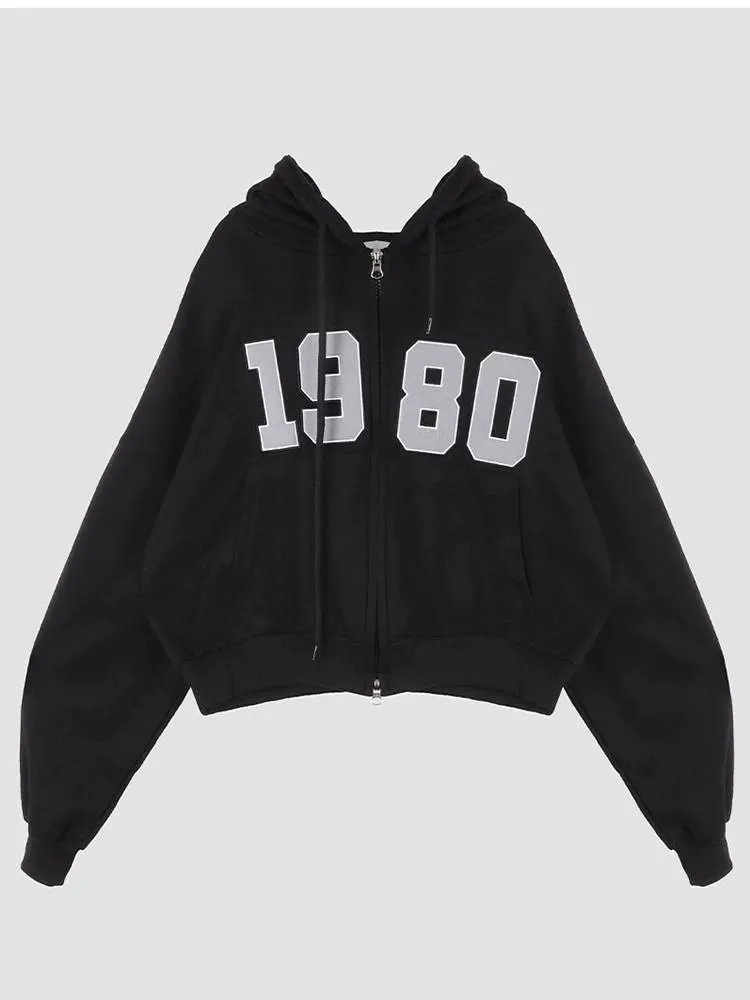 正韓1980連帽寬鬆版外套