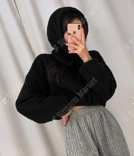 正韓熊熊羊毛帽套裝