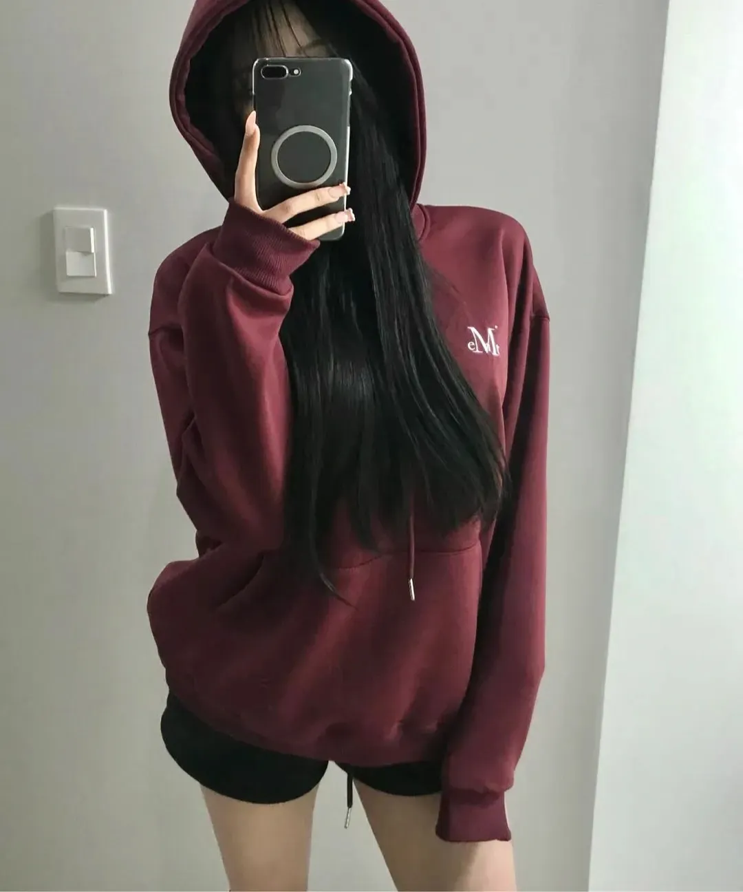 【預購】 MUCENT SIGNATURE BASIC LOGO HOOD T UNISEX 素面 男女同款 情侶帽踢