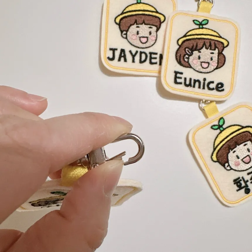 韓國客製化-正韓幼兒園寶寶姓名吊牌