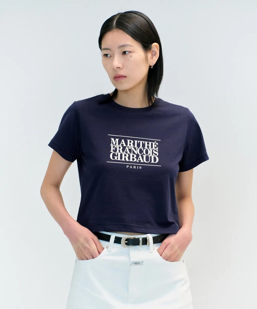 MFG W CLASSIC LOGO CROP TEE