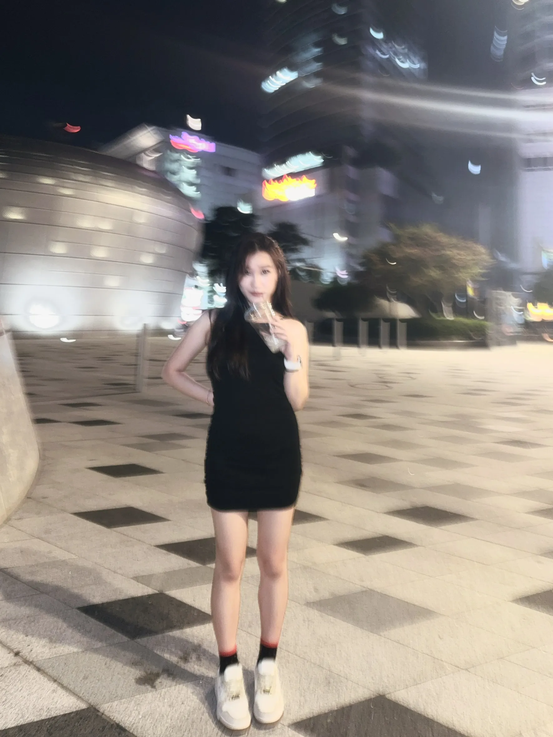 ️歐美性感修身顯瘦褶皺包臀連衣裙