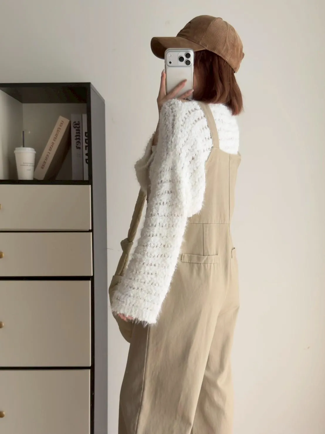 奶糯糯小格洞短板毛衣