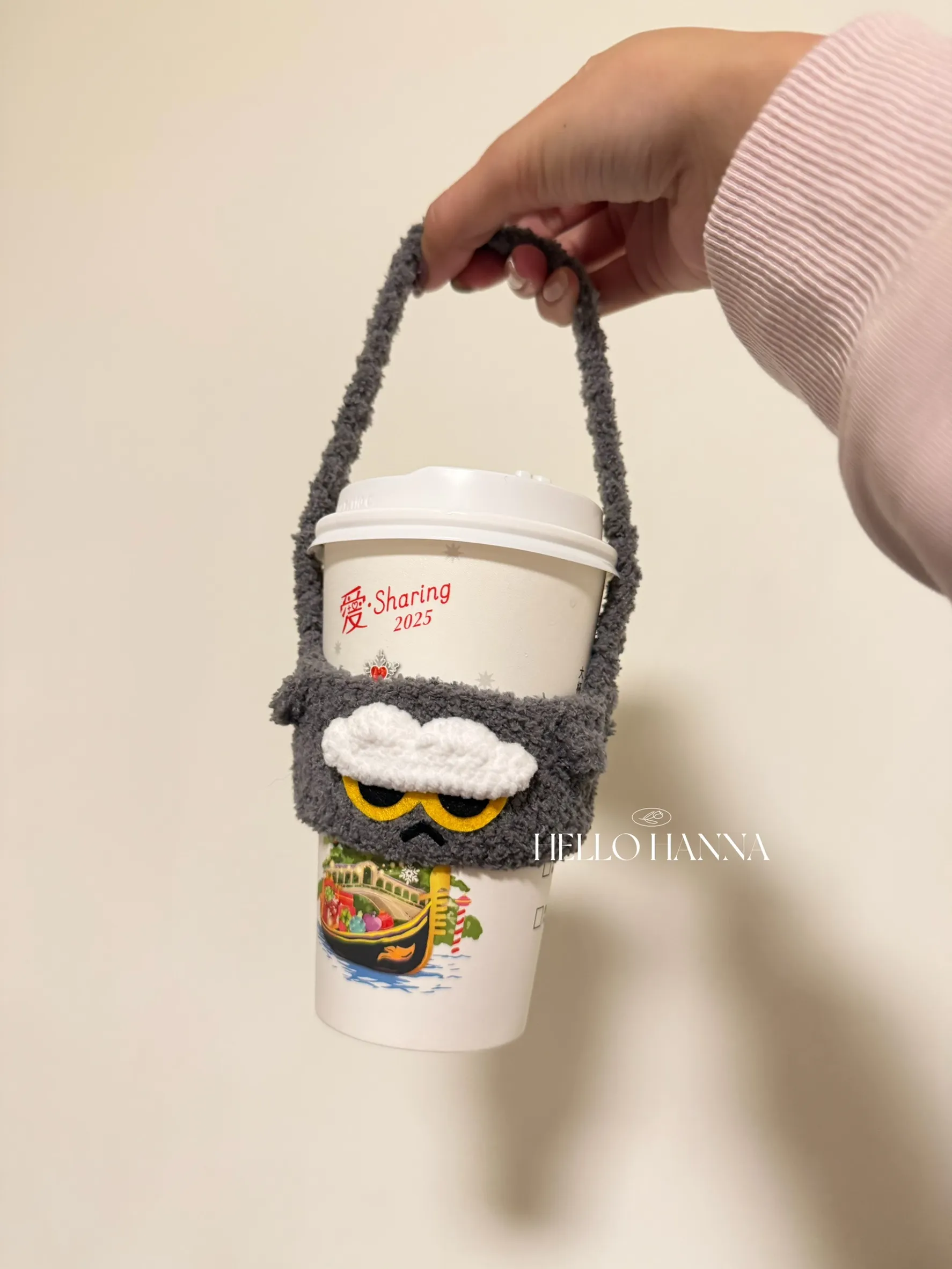 ZOA手工鉤織飲料提袋