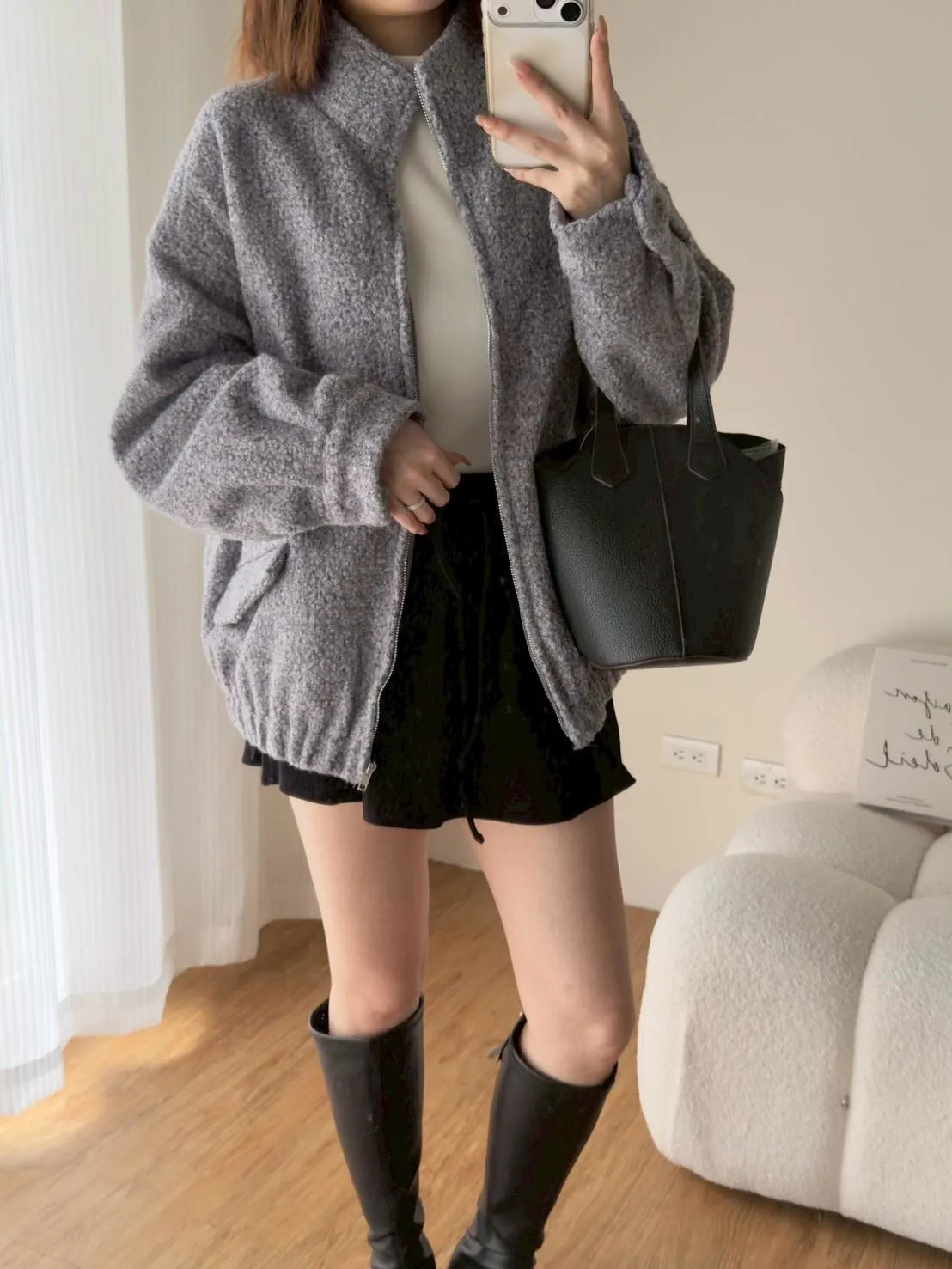 質感毛料面料外套