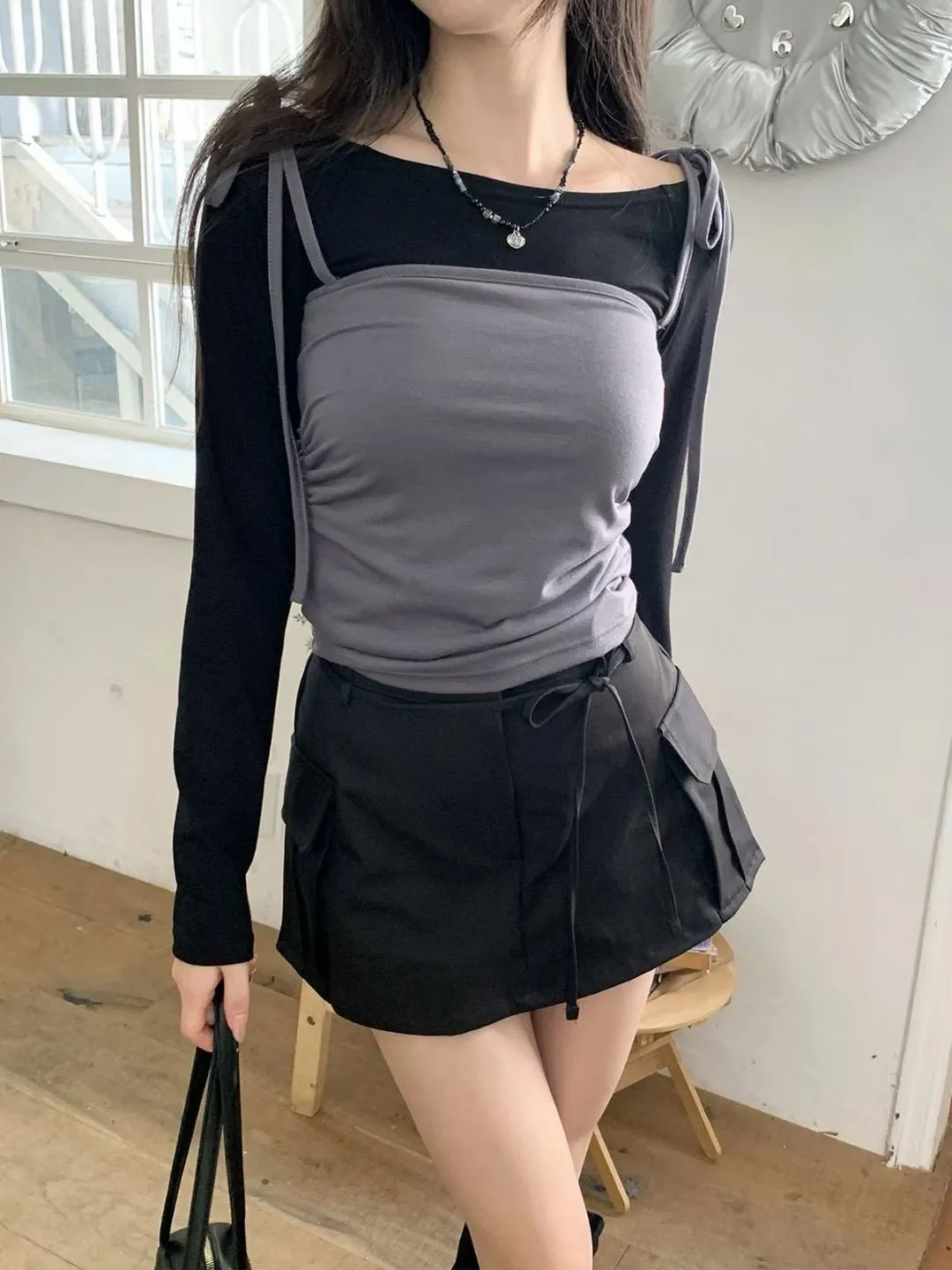 正韓綁帶兩件套