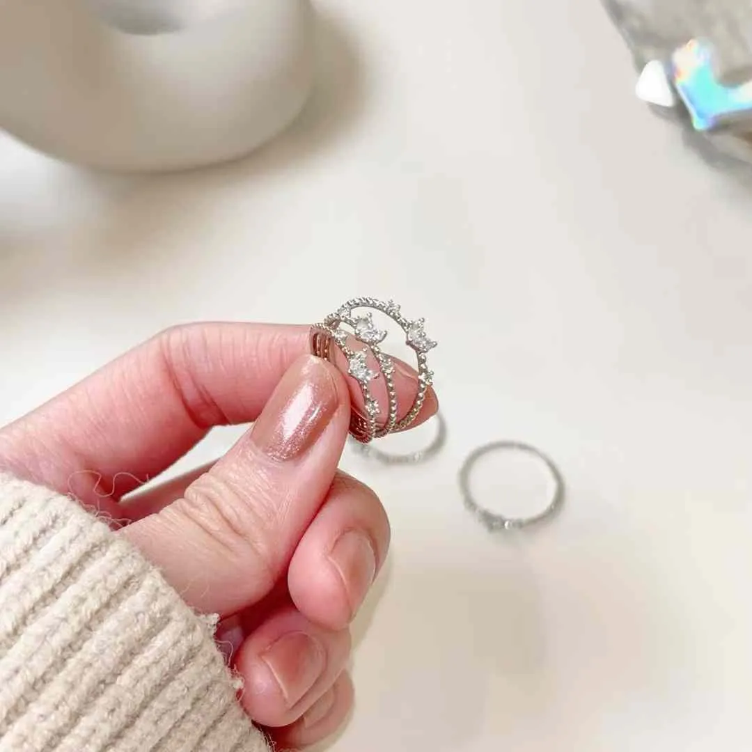 直播爆款-愛心閃鑽細戒（合金）