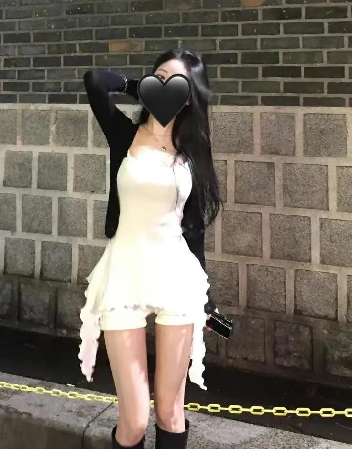 正韓包臀尾裙y2k短洋