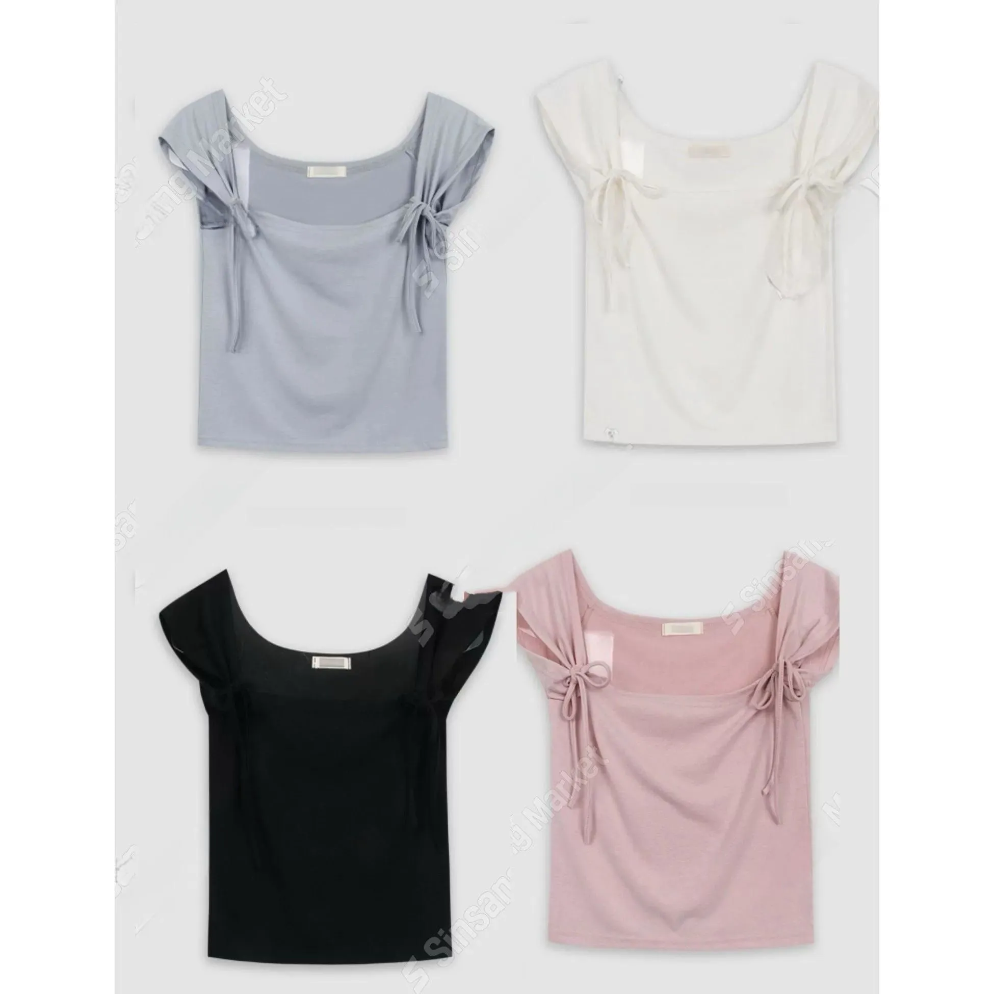 正韓芭蕾舞裙蝴蝶結上衣