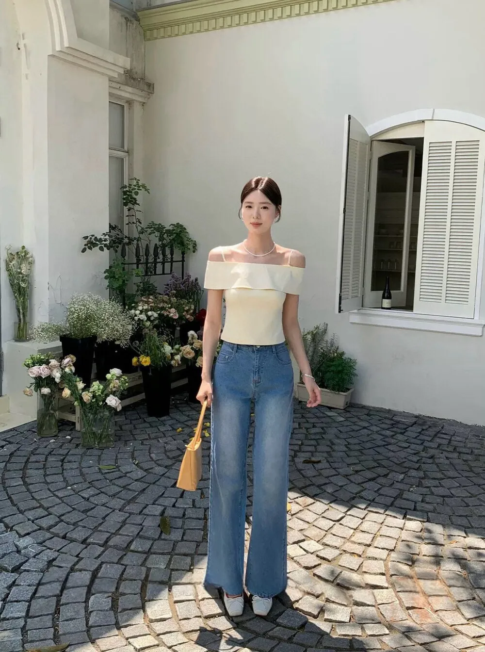 純欲掛脖一字肩