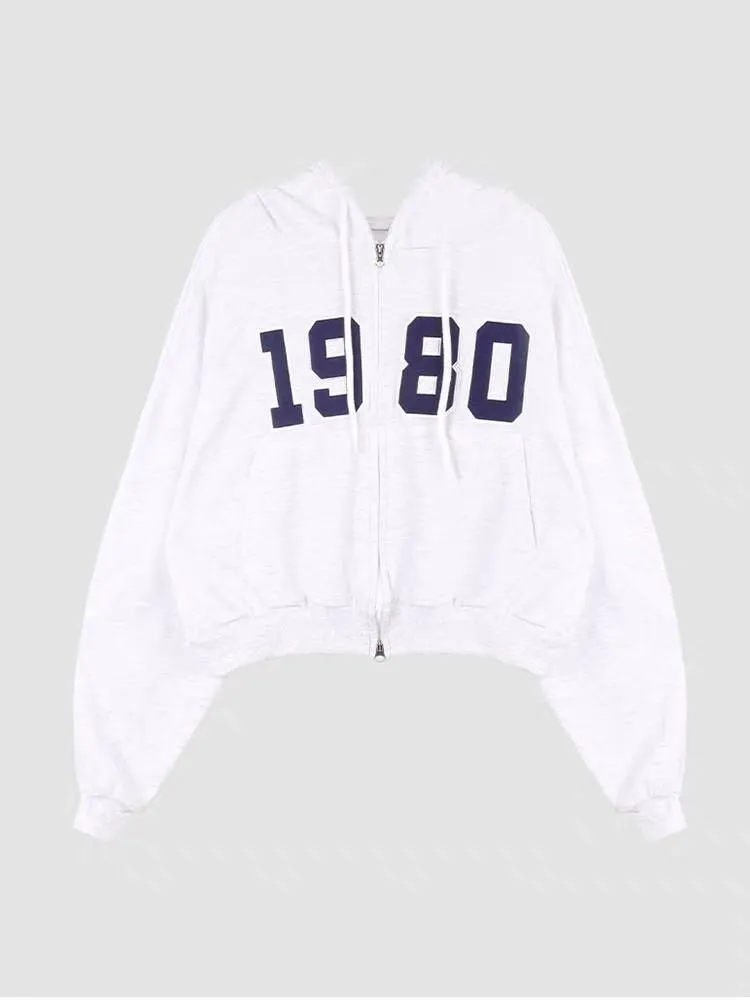 正韓1980連帽寬鬆版外套