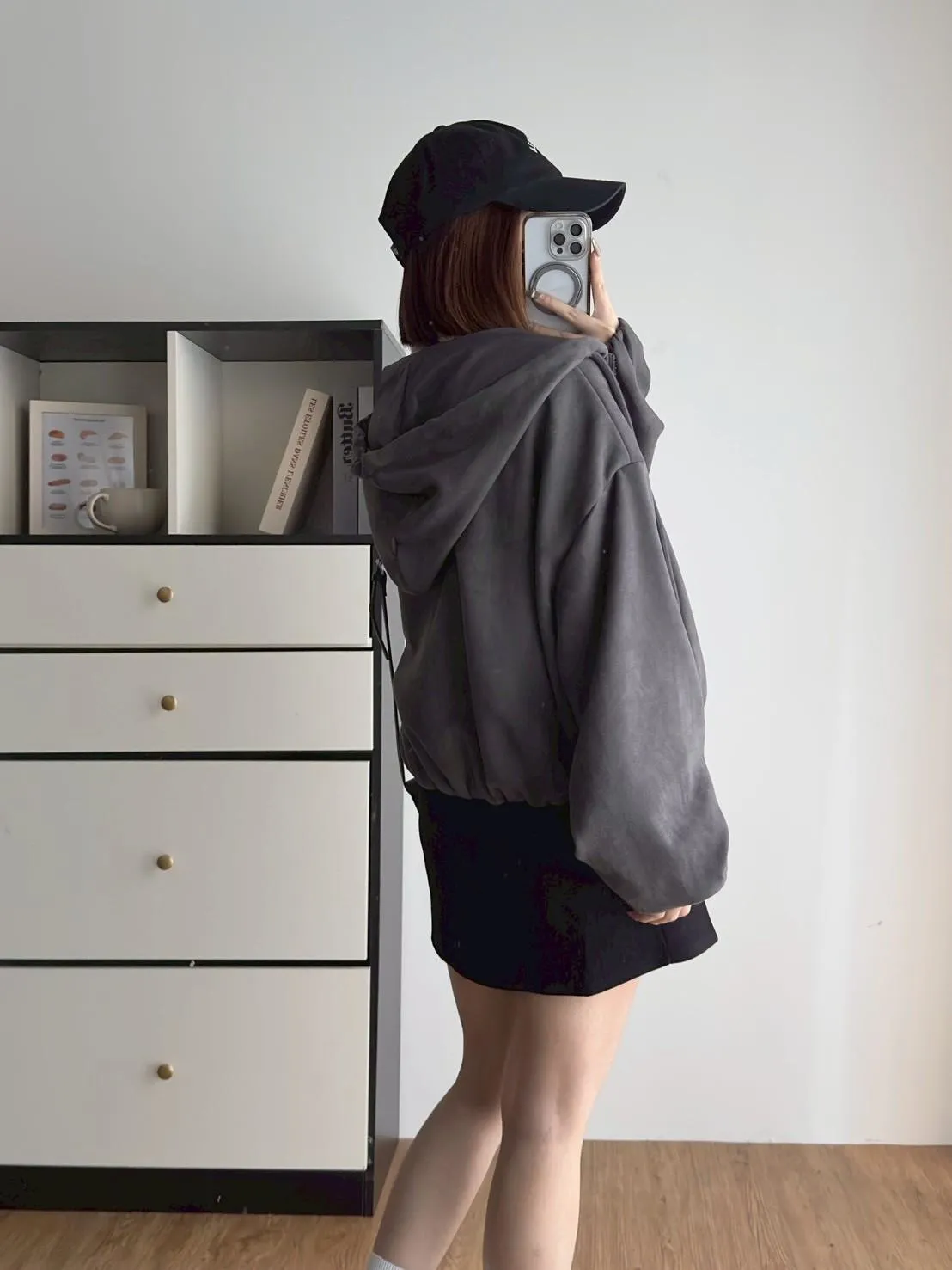 磨毛連帽拉鍊外套