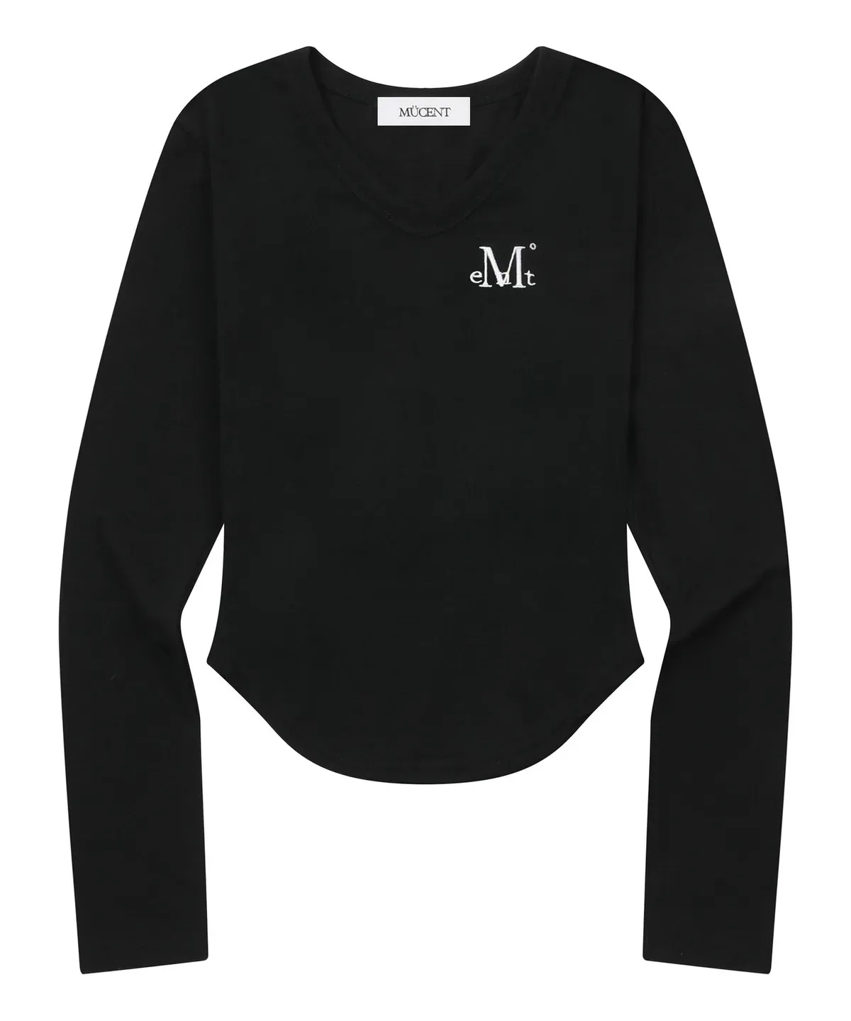 【預購】 MUCENT ROINA V NECK LONG SLEEVE T V領 素面修身上衣