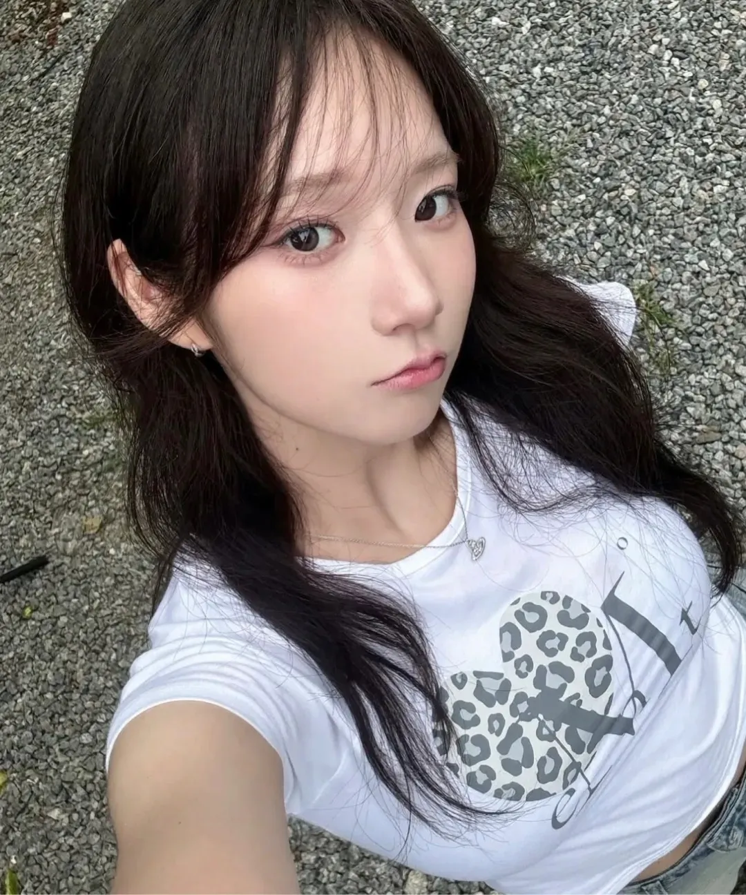 【預購】 MUCENT SIERRA LEOPARD HEART HALF T UNISEX 豹紋愛心 男女同款 情侶 上衣