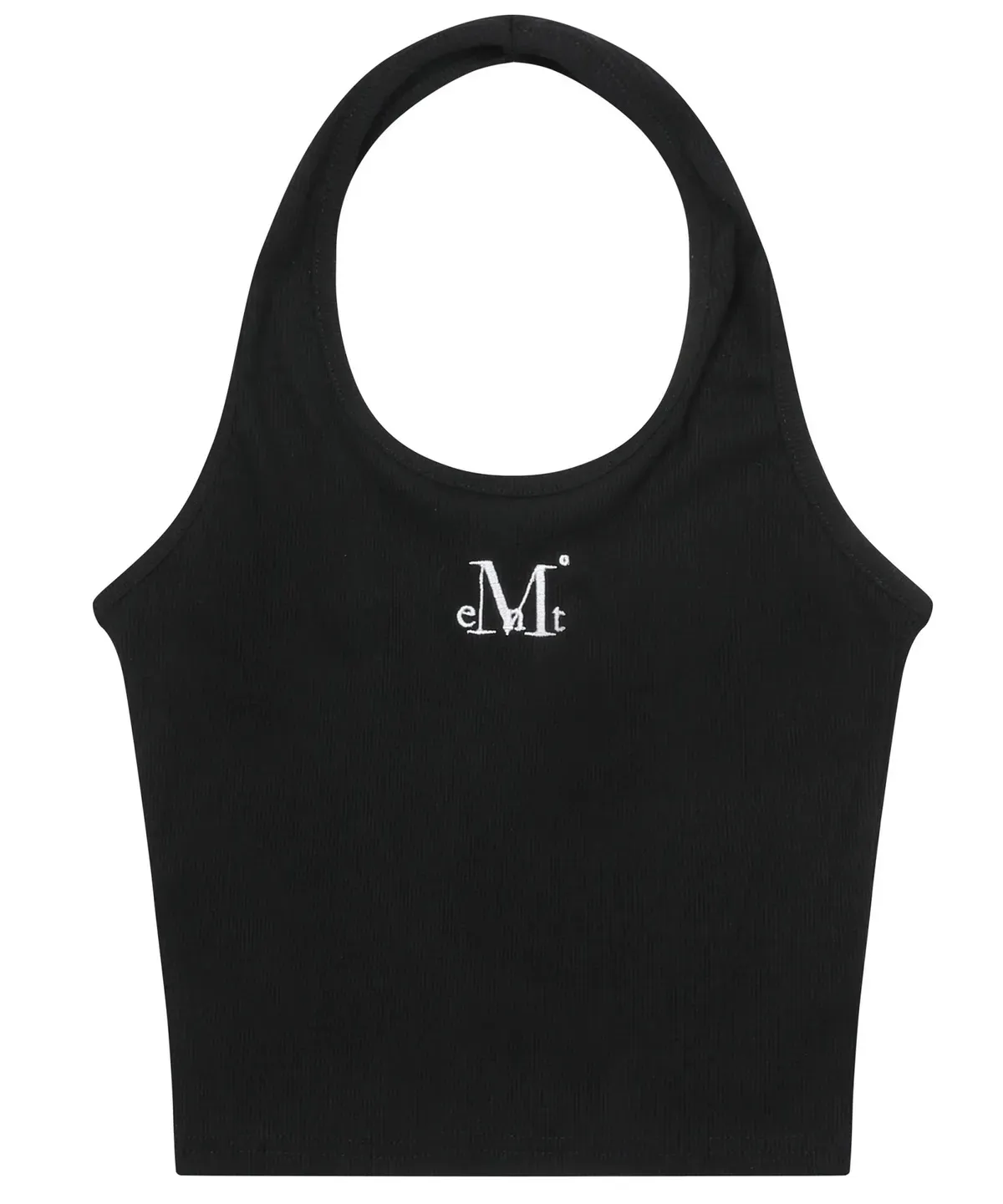 【預購】 MUCENT CAFRI HALTER NECK SLIM SLEEVELESS 刺繡 掛脖 背心