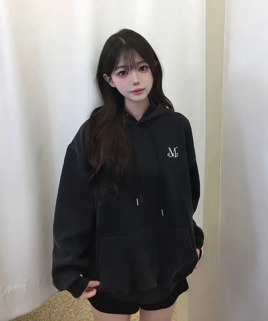 【預購】 MUCENT SIGNATURE BASIC LOGO HOOD T UNISEX 素面 男女同款 情侶帽踢