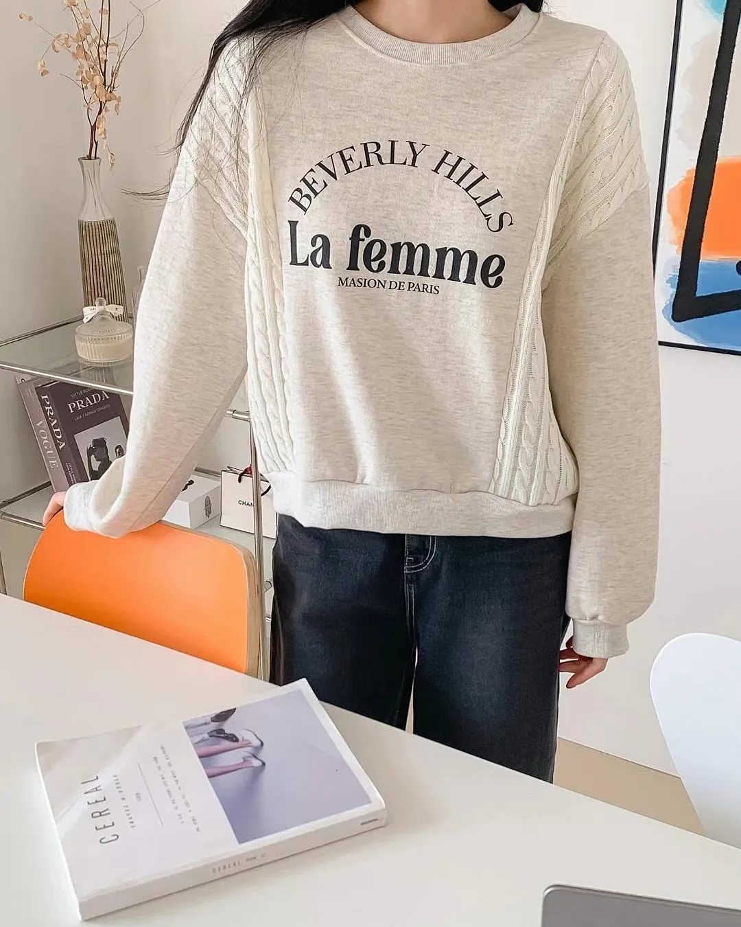 正韓-針織毛衣編織混搭衣봄니트MTM 