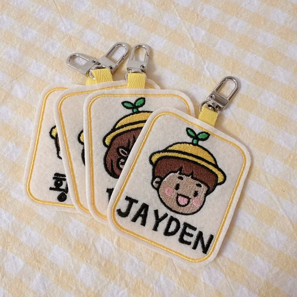 韓國客製化-正韓幼兒園寶寶姓名吊牌