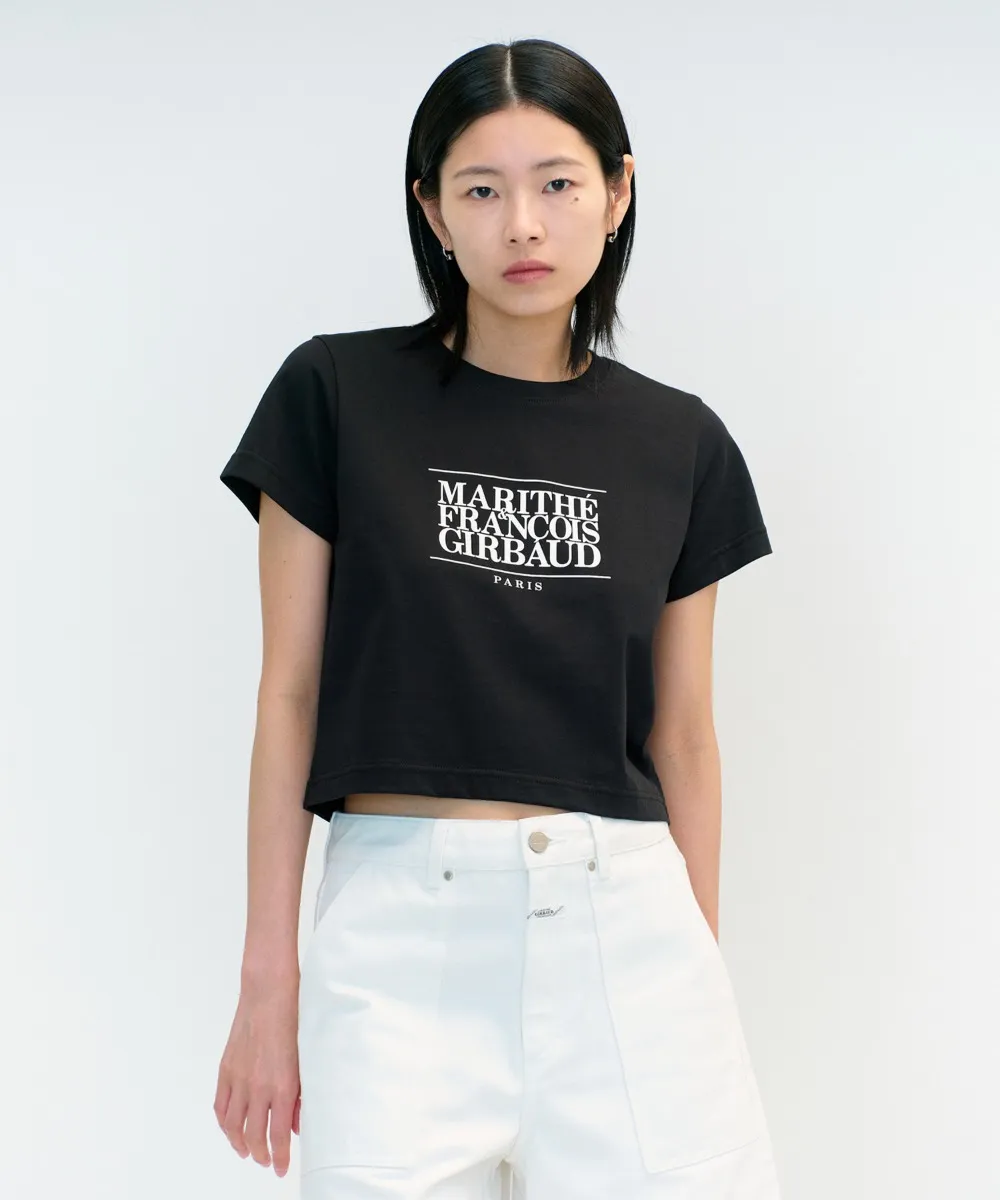 MFG W CLASSIC LOGO CROP TEE