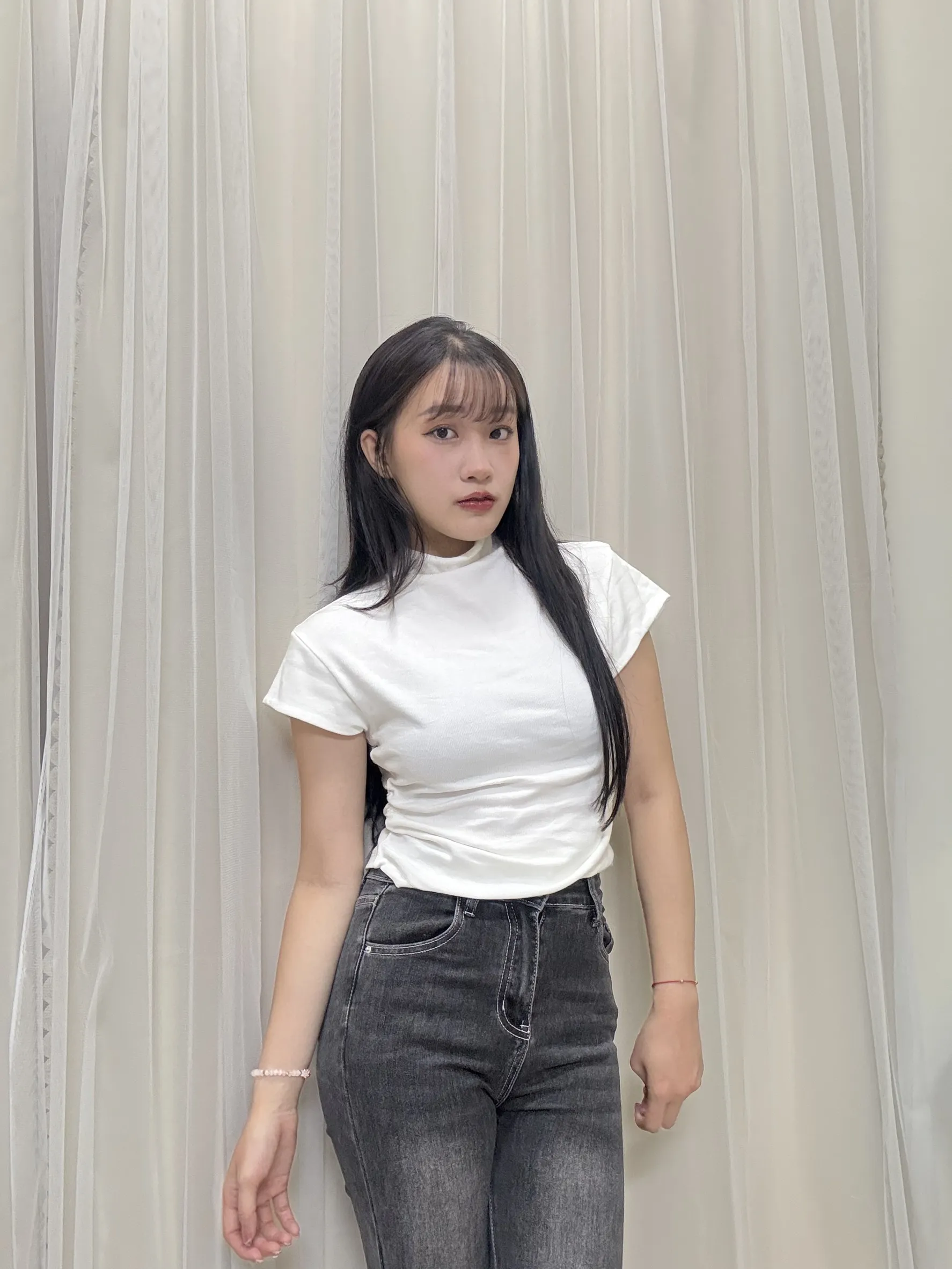 半高領超美體態短袖T