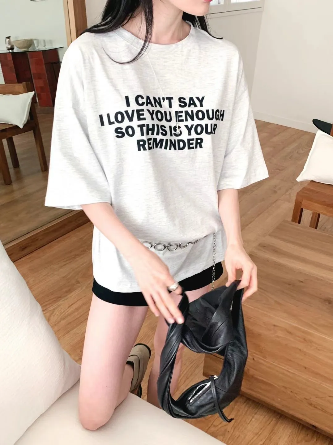 正韓 大版男友字母大踢