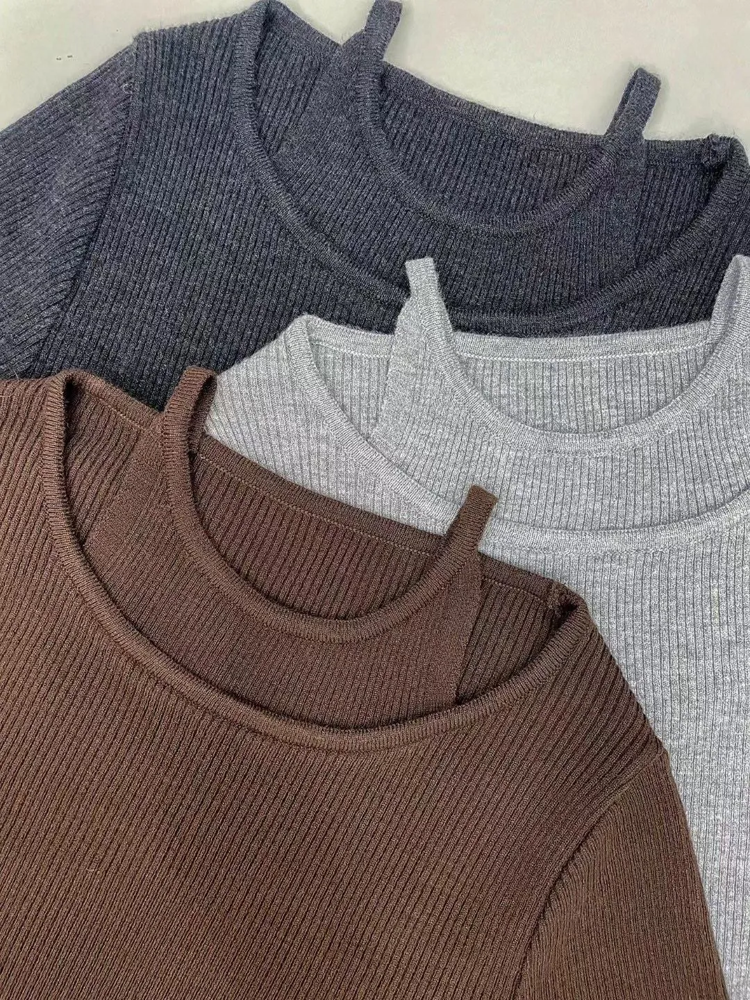 正韓直紋針織包臀裙